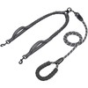 iYoPets iYoPets Double Dog Leash with Two Extra Traffic Handles,