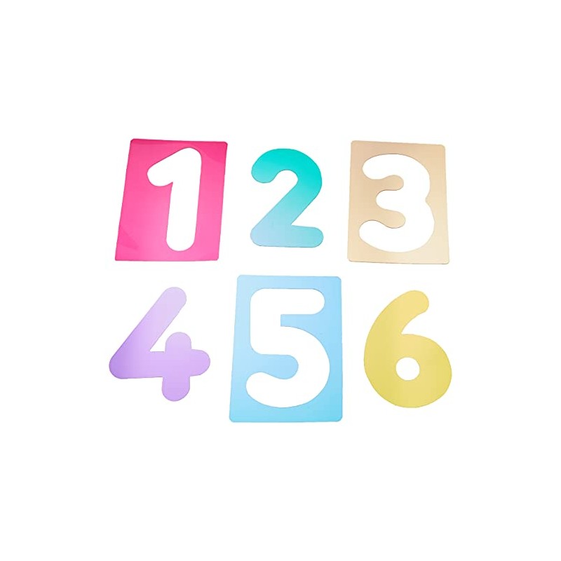 HenBea 773 "Numbers" Stencil (10-Piece)