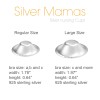 Silver Mamas Nursing Cups , silver nipple covers breastfeeding shield