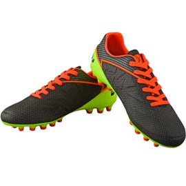 Vizari Men's Rio FG Soccer Shoes: Ultra-Comfortable Cleats for Firm Grounds - Lightweight, Stable Traction, Water-Resistant - Ideal for Adults and Teens, Neon Lime, 6.5