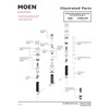Moen Brass Two Handle, 3 Hole, Adjustable Roman Tub Faucet