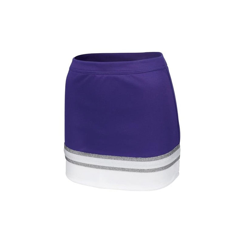 ION Cheer League Celebration Skirt (Youth Sizes) (Purple, YS)