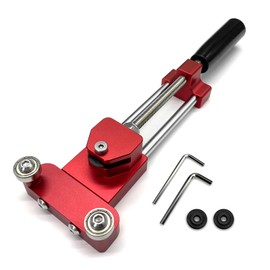 minlen Aluminum Oil Filter Cutter, Universal Oil Filter Cutting Tool for Filter Cutting Range 2"-4" (Include 3 Replaceble Cutting Blades) Red