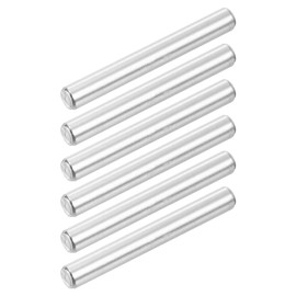 sourcing map 40Pcs 5mm x 40mm Dowel Pins 304 Stainless Steel Support Shelves Pegs Fasten Elements Assortment Kit, Silver