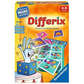 Ravensburger 24930 - Differix - Spielen und Lernen für Kinder, Lernspiel für Kinder von 4-8 Jahren, Spielend Neues Lernen für 1-4 Spieler, Yellow