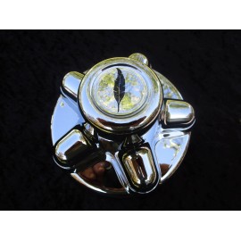 FEATHERLITE 5 lug 4.5" Bolt Circle Trailer Chrome Center Hub Cap Hubcap