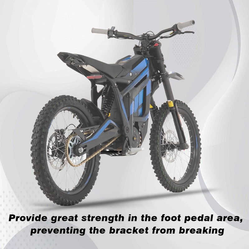 CHANGCHENG Motorcycle Foot Bracket Foot Pegs Bracket Brace CNC Aluminum