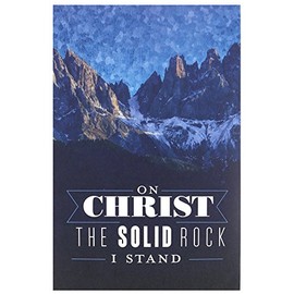 Salt & Light On Christ The Solid Rock I Stand Church Bulletins, 8 1/2 x 11 inches, 100 Count