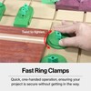 Micro Jig MatchFit CNC Clamping Kit with Easy One-Handed Operation,