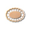 2.5" Oval Thumb Print Cookie Cutter
