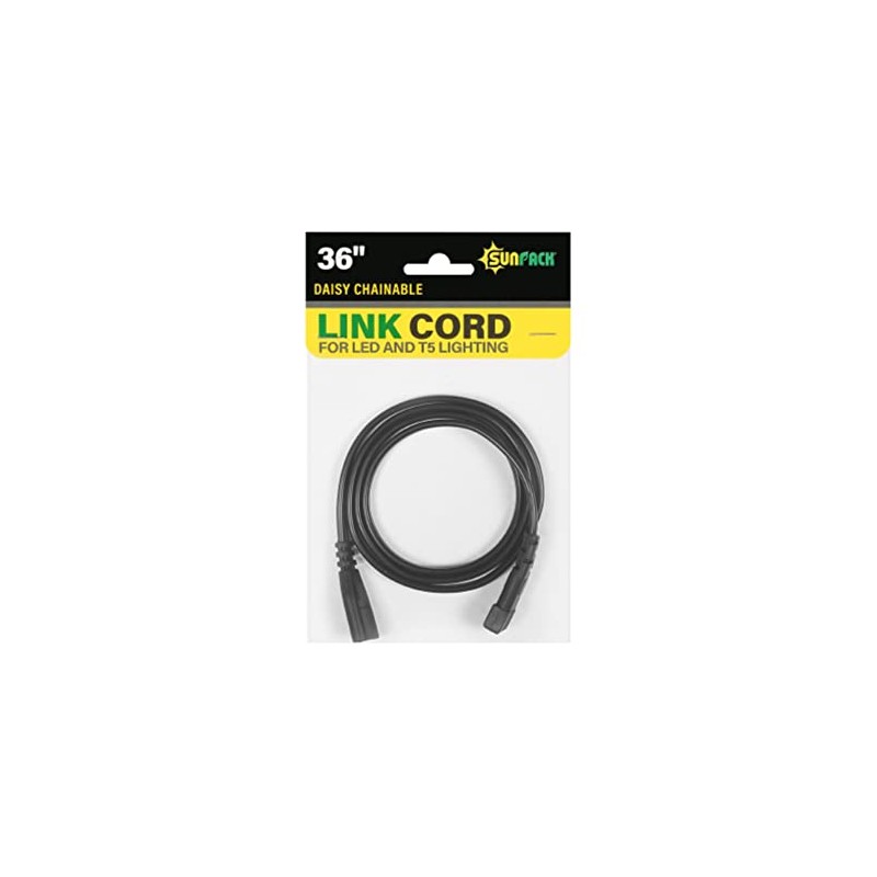 SUNPACK Daisy Chainable Link Cord, Black, 36" - Made for