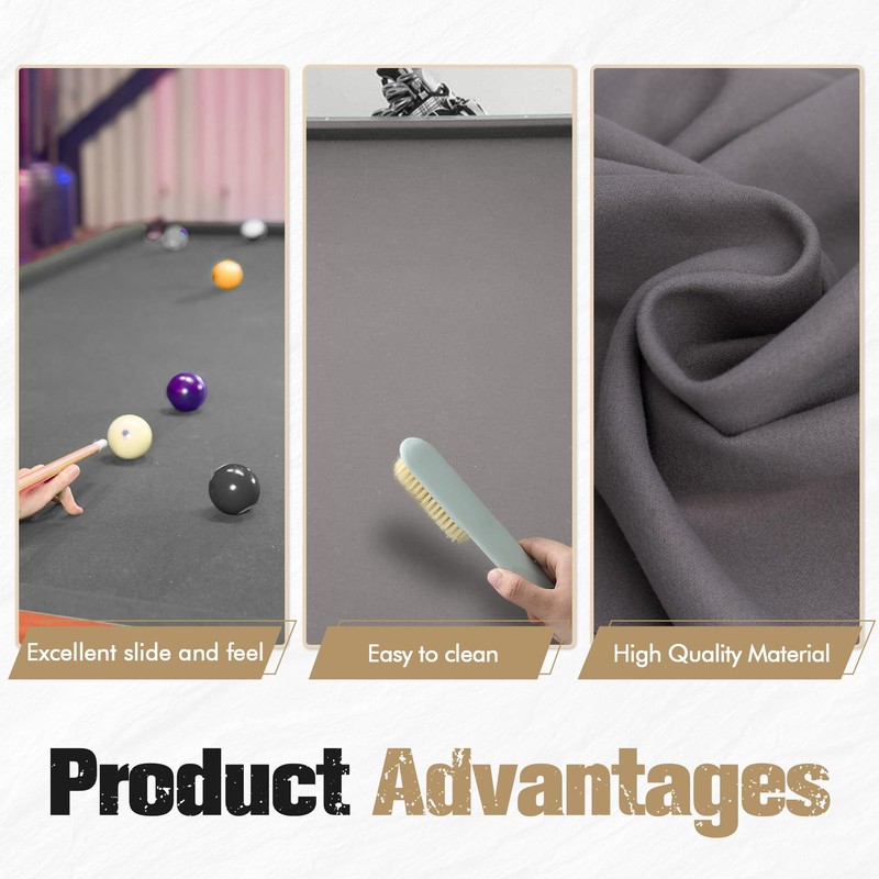iEsstros Pool Table Felt 8 Foot Billiard Table Cloth Pool