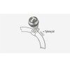 Easy to Install Stylish Handle Spinner, Easy to Drive, Non-Slip