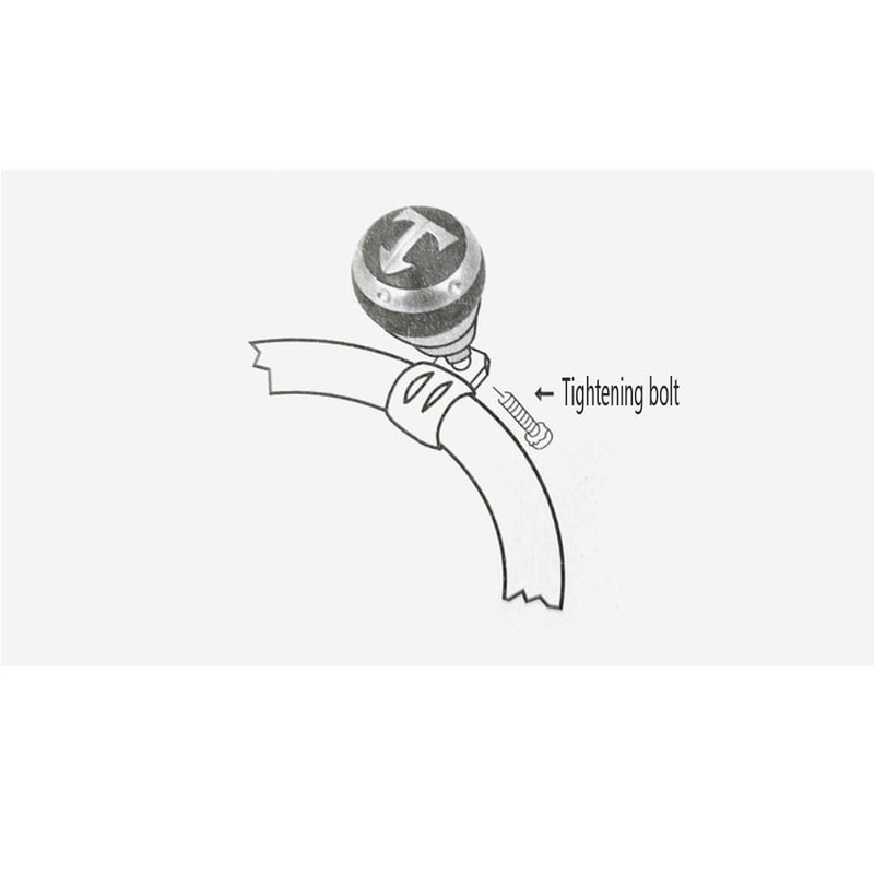 Easy to Install Stylish Handle Spinner, Easy to Drive, Non-Slip