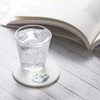 &NE NRS-116-HN Neko Ceramic Diatomaceous Earth Coaster, White, 1 Piece,