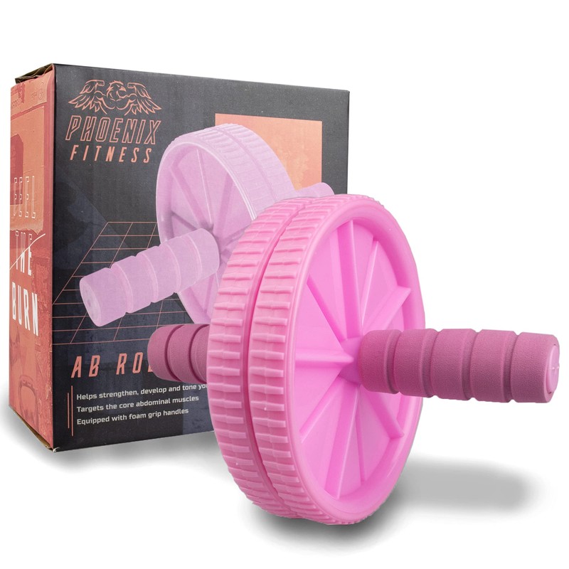 Phoenix Fitness RY1552 Ab Roller for Abdominal Training - Fitness
