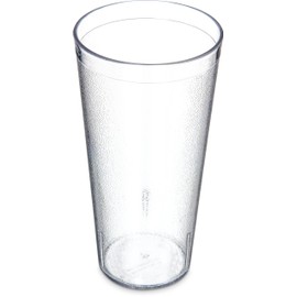 Carlisle 52248107 Stackable ShatterResistant Plastic Tumbler, 24 oz., Clear (Pack of 6)
