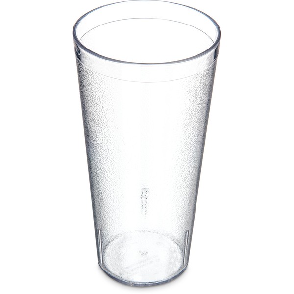 Carlisle 52248107 Stackable ShatterResistant Plastic Tumbler, 24 oz., Clear (Pack