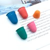 Cretty-Meet 5 PCS Rubber Thimbles for Finger Tips Protection, Small