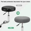 M METERXITY Bar Stool Covers Round for 12-14 Inch Polyester