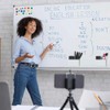Pack of 2 Magnetic Dry Erase Marker Holder, 3 Compartments