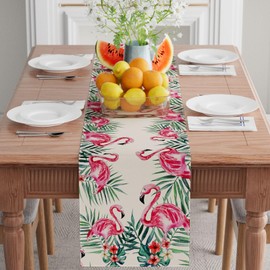 XCHI - Camino de mesa de primavera y verano, decoración para el hogar de temporada, cocina, comedor, cena, decoración de casa de campo, 13 x 108 pulgadas