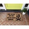 Funny Welcome Mat 30"(L) x 18"(W) Ring the Bell and