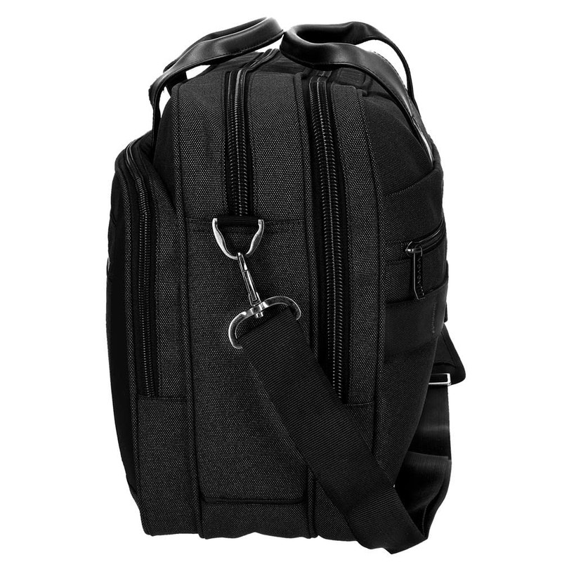 MOVOM Trimmed Laptop Case Double Compartment Adaptable 15.6" Black 40x30x11cm