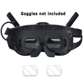 For DJI 2x Heavy-Duty Hardness Tempered Glass Screen Protector for DJI N3 Flight Goggles