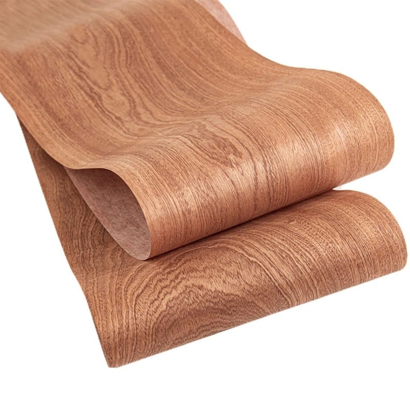 Natural Sapele Wood Veneer Sheets 11"x98" | Ideal for Furniture
