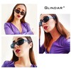 GLINDAR Polarized Sunglasses for Women Rectangular Sunglasses for Driving Fishing