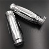 NBX- Motorcycle Chrome 1" 25mm Handlebar Grips For Compatible with