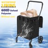 Siffler Waterproof Shopping Cart Liner with Cover, 18" X 15"