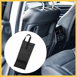 REPAIROCK Multifunction Car Truck Back Seat Umbrella Storage Holder Hanging Waterproof Organizer Bag Faux Leather Auto Replacement Parts