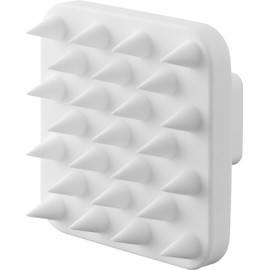 Yamazaki 1769 Magnetic Scalp Massage Brush with Handle, Soft Type, White, Approx. W 2.8 x D 2.8 x H 2.0 inches (7 x 7 x 5 cm), Tower Floating Storage, Scalp Brush, Head Massage