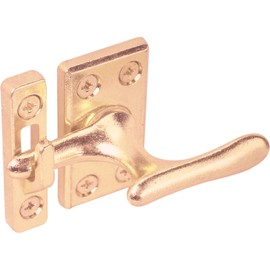 Prime-Line U 9935 Diecast with Brass Finish, Casement Window Sash Lock (Single Pack)