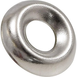Hillman Group 310170#8 (100-Pack) Nickel-Plated Countersunk Finish Washers, 8, Silver, 100 Pieces