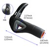 UFOR CAVO Ergonomic Lock-On Rubber Bike Grips, with Aluminum Locking