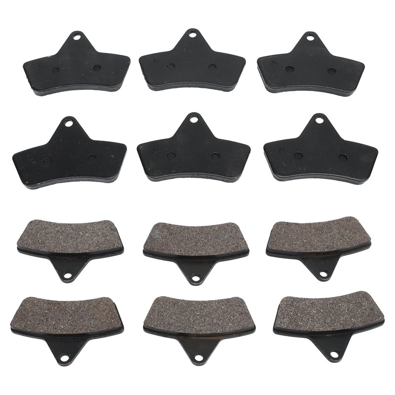 6PCS Brake Pads Low Noise Aging Resistant Consistent Braking Replacement