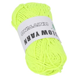 164ft Luminous Chunky Yarn, Glow in the Dark Yarn DIY Weave Glow Yarn Polyester Luminous Knitted Yarn Hand Knitted Luminous Yarn Novel Functional Glow Yarn for Carpet, Sweater, Hat(#3)