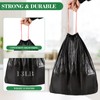 800 Counts 4 Gallon Trash Bag Drawstring Small Trash Bags,
