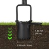 Omesata Sod Plugger, Bulb Planter with Long Handle and Serrated
