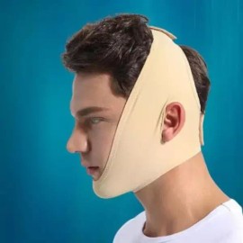 SkinL 페이스밴드 남성 남자 턱선 얼굴 라인 관리 찍찍이 리프팅 밴드 [스킨M] Face Band for Men Jawline Facial Contour Care Velcro Lifting Band [SkinM]