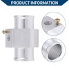 ACROPIX 12V/24V Universal Water Temp Sensor Kit, 1/8"NPT 1.18" Silver