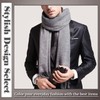 ONE LIMITATION SF009 Plain Long Simple Scarf, Autumn & Winter,