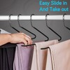 IPOW 24 Pack Heavy Duty Metal Pants Hangers, Jean Hangers