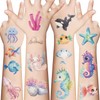 10sheets Ocean Animal Temporary Tattoos for Teens Boys Girls