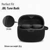 Geiomoo Silicone Case for JBL Tune Buds, Protective Cover with