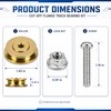Cut-Off Flange Track Bearing Kit for Tapco Pro & Max