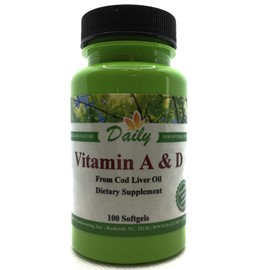 Daily Manufacturing Vitamin's A & D3 (from Cod Liver Oil)